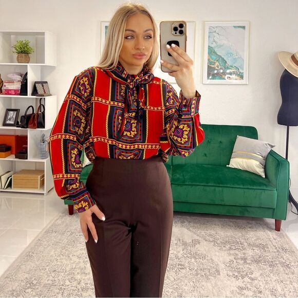 Talbots Brown Classic Pants - Picture 2 of 9